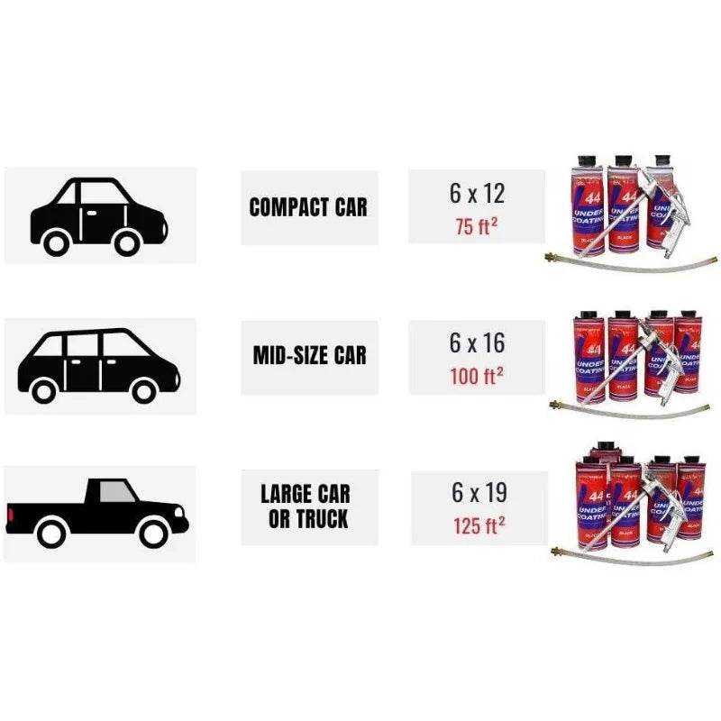 44 Sprayable Undercoating for Durable Rust Protection Chassis
