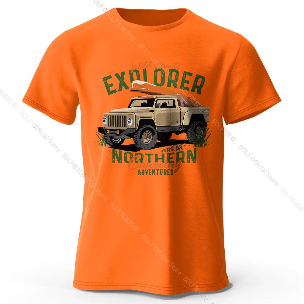 Military Off-Road Unisex WWII Jeep Graphic T-Shirt 100% Cotton