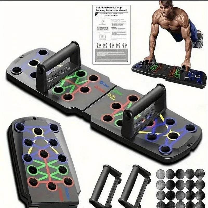 Solid Push Up Board Multi-Functional Home Workout System