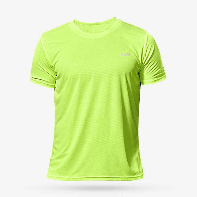 Men's Quick Dry Sports T-Shirts - Compression Running & Soccer Jerseys for Gym Fitness