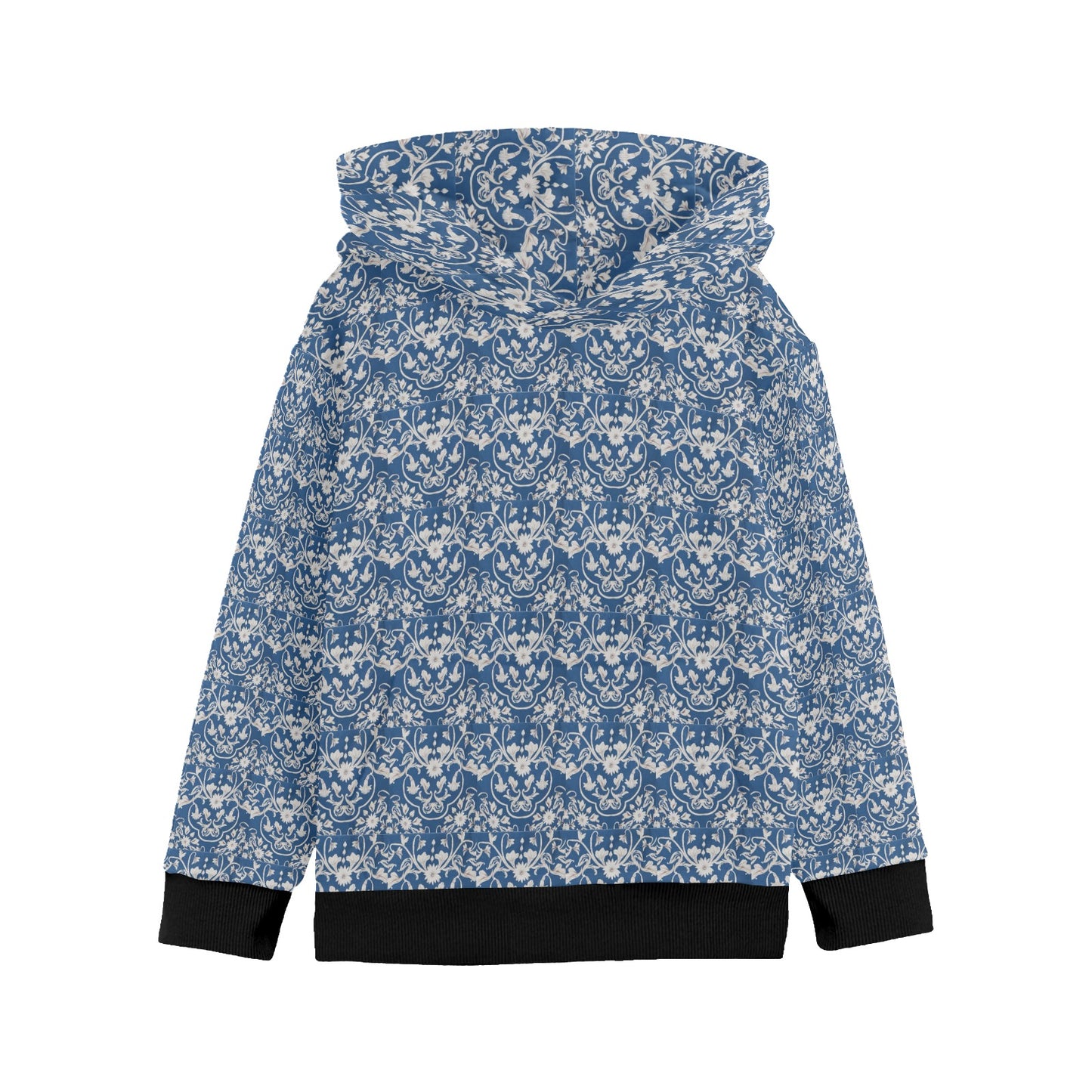 Affordable Big Girls' Long Sleeve Hoodie with Fun All-Over Print for Stylish Ages 8-15