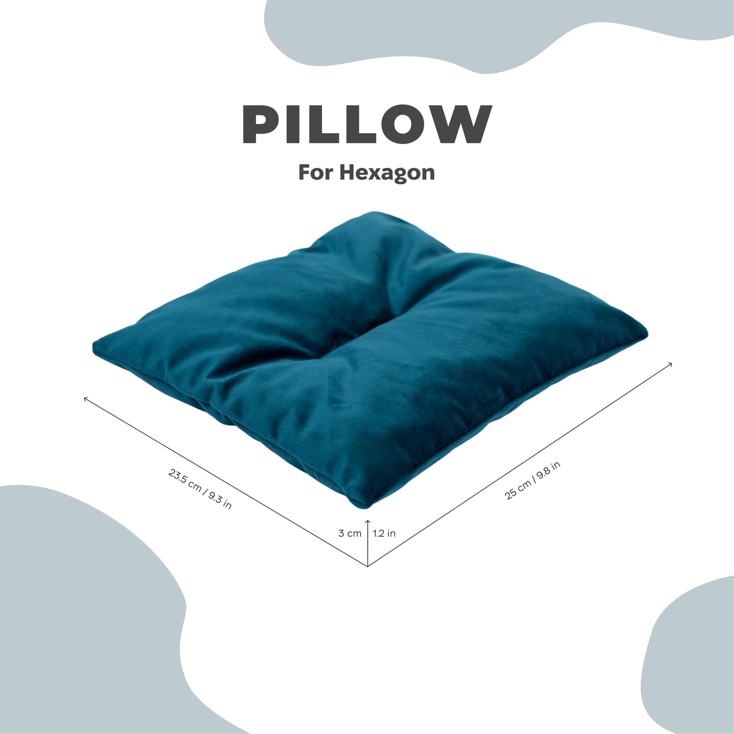 Cat Cushion Pillow - Emerald