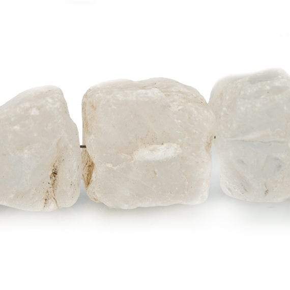Champagne Crystal Quartz Hammer Faceted Cube Beads