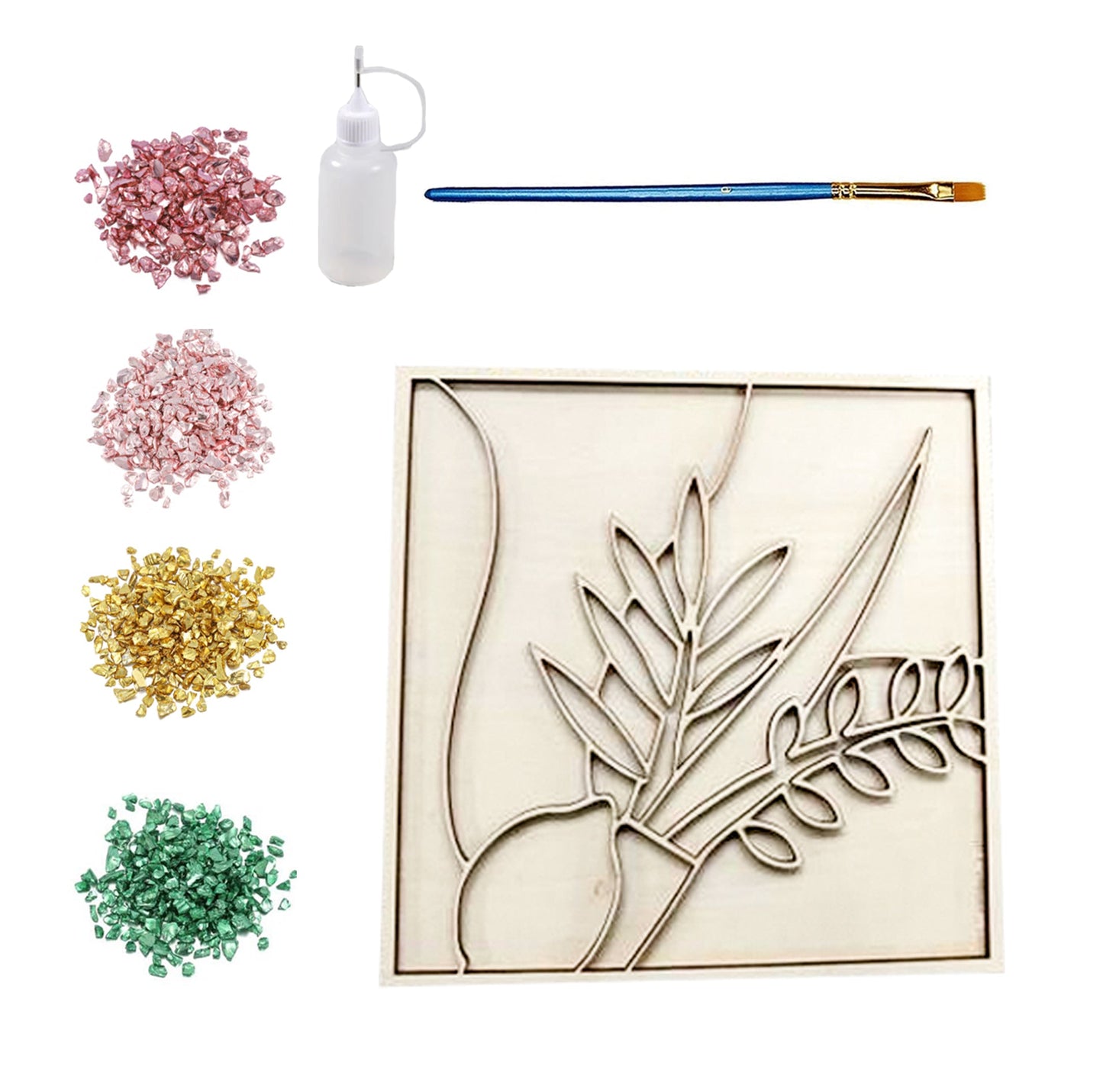 Crushed Glass Lulav and Esrog Kit