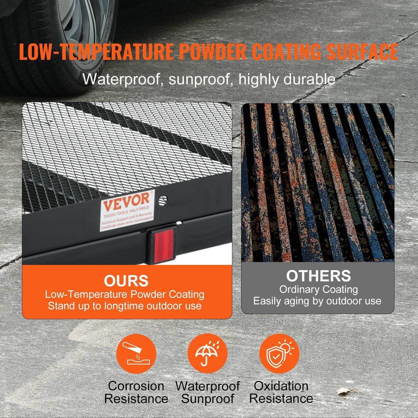 Heavy Duty Hitch Mount Cargo Carrier for Mobility Scooters