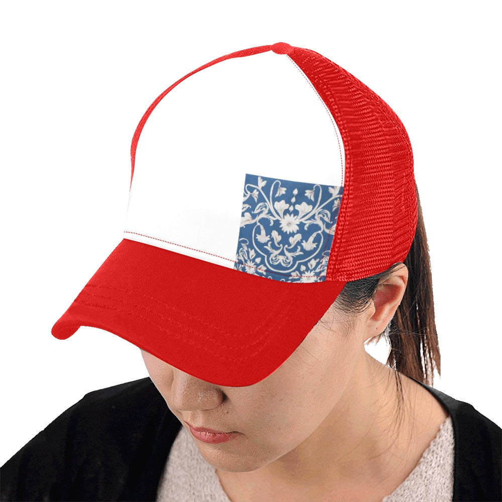 Customizable Polyester Baseball Cap with Breathable Mesh Design for Unisex Fashion Enthusiasts