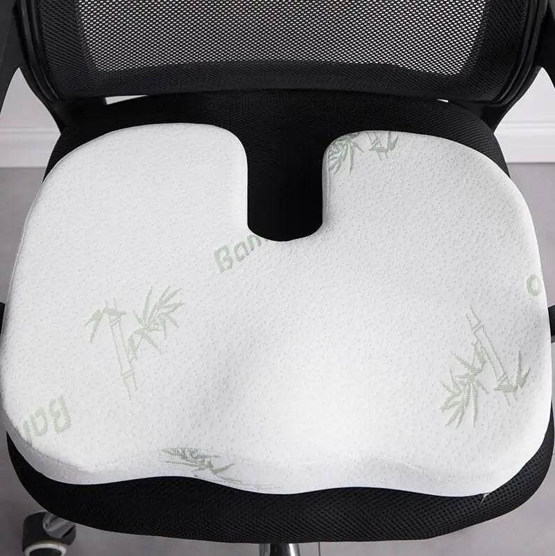 Bamboo Fiber Memory Foam Waist Support Cushion Set