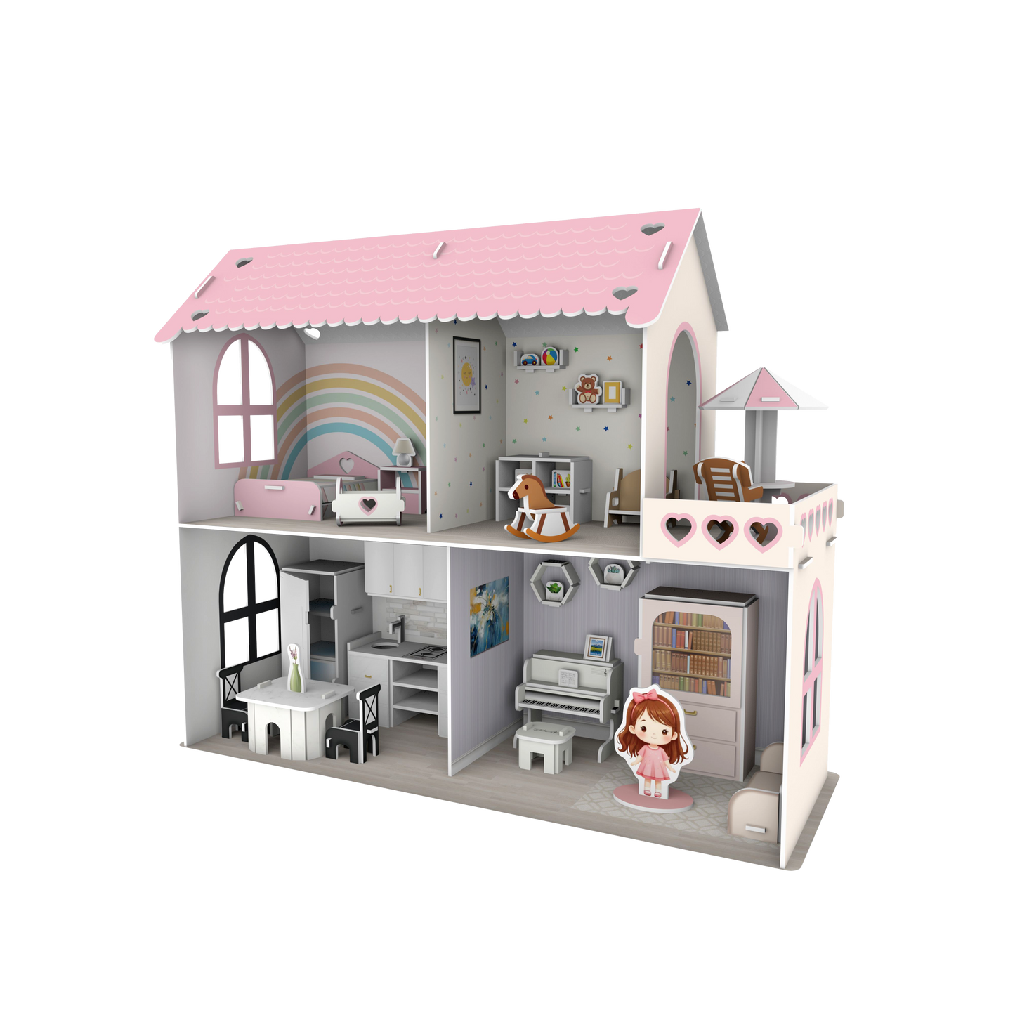 3d Puzzle Dollhouse - Foam