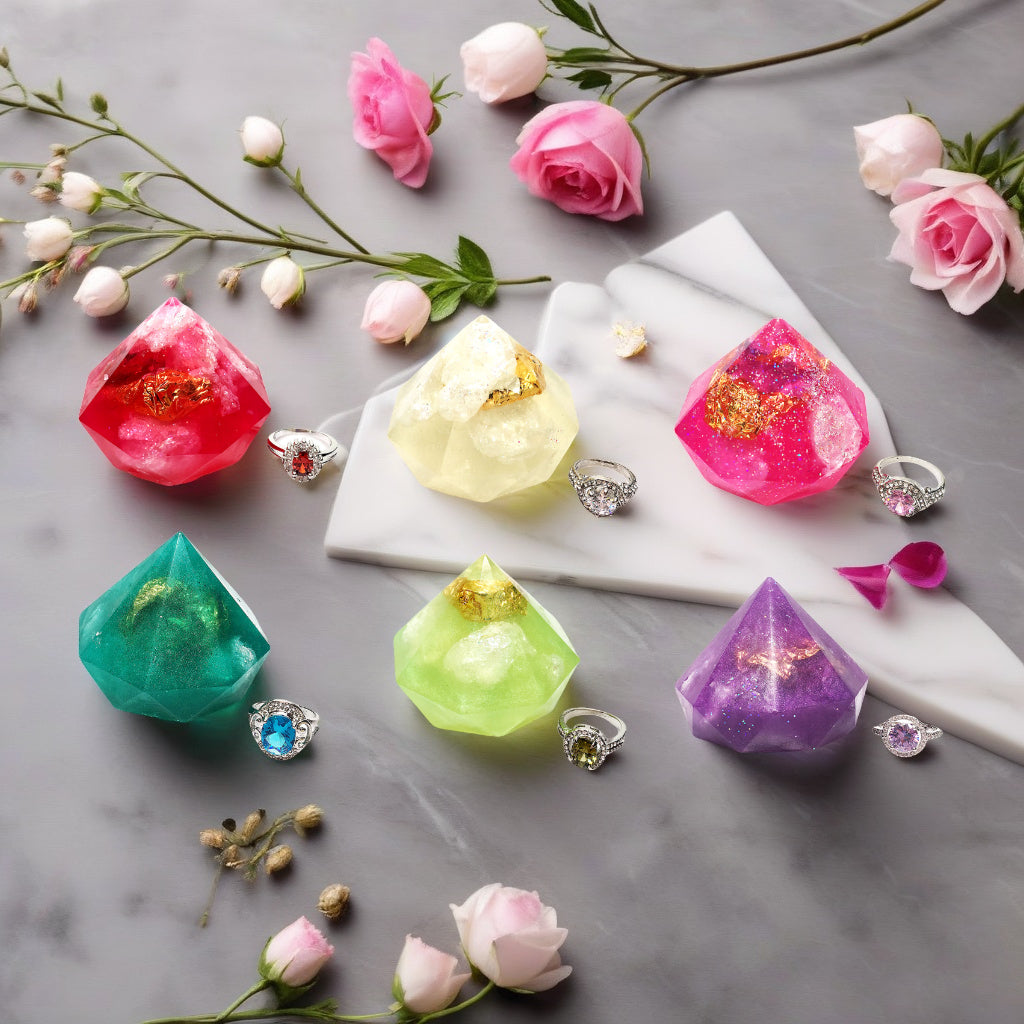 Garnet Gem Soap with Hidden Silver Ring-3