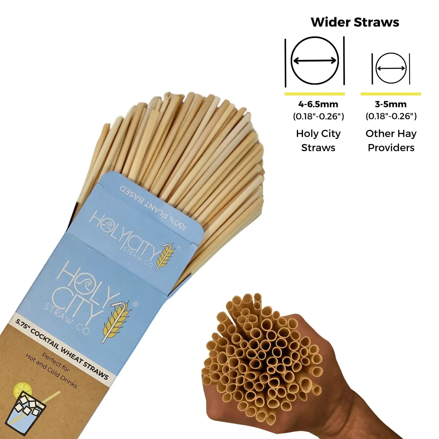 5.75" Cocktail Wheat Straws-2