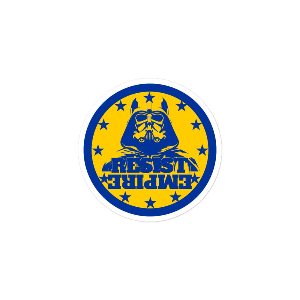RESIST EMPIRE EU Version Bubble-free sticker