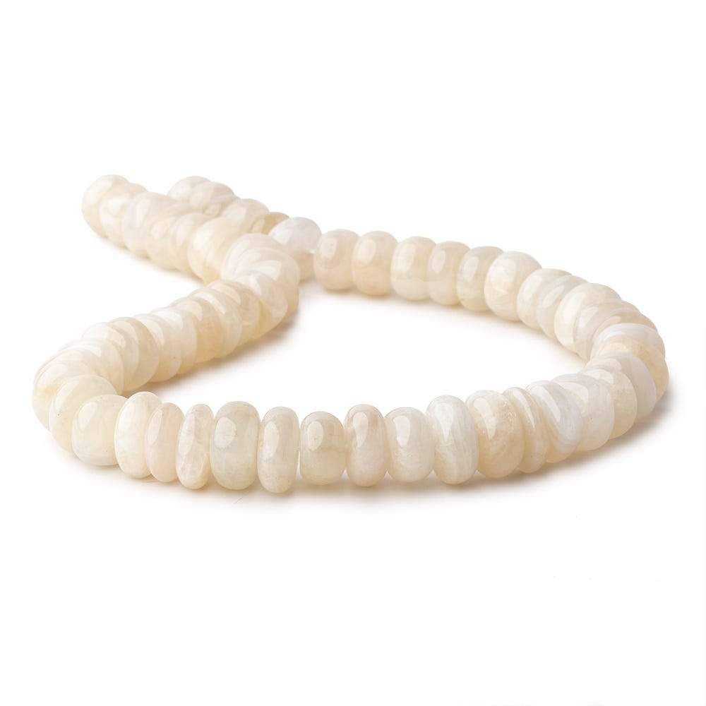 14-18mm Multi Color Rainbow Moonstone center drill nuggets 16 inch 57 beads