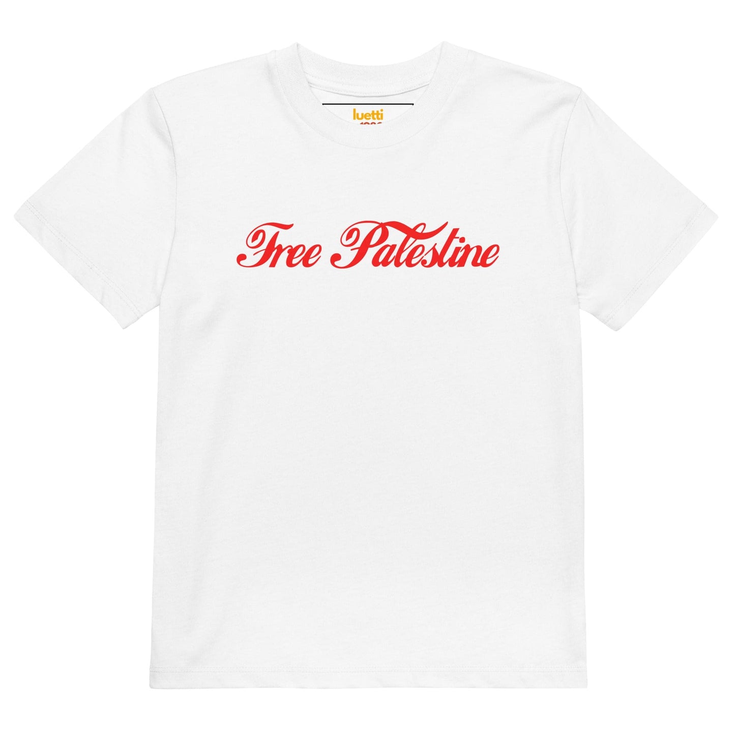 Free Palestine Organic cotton kids t-shirt