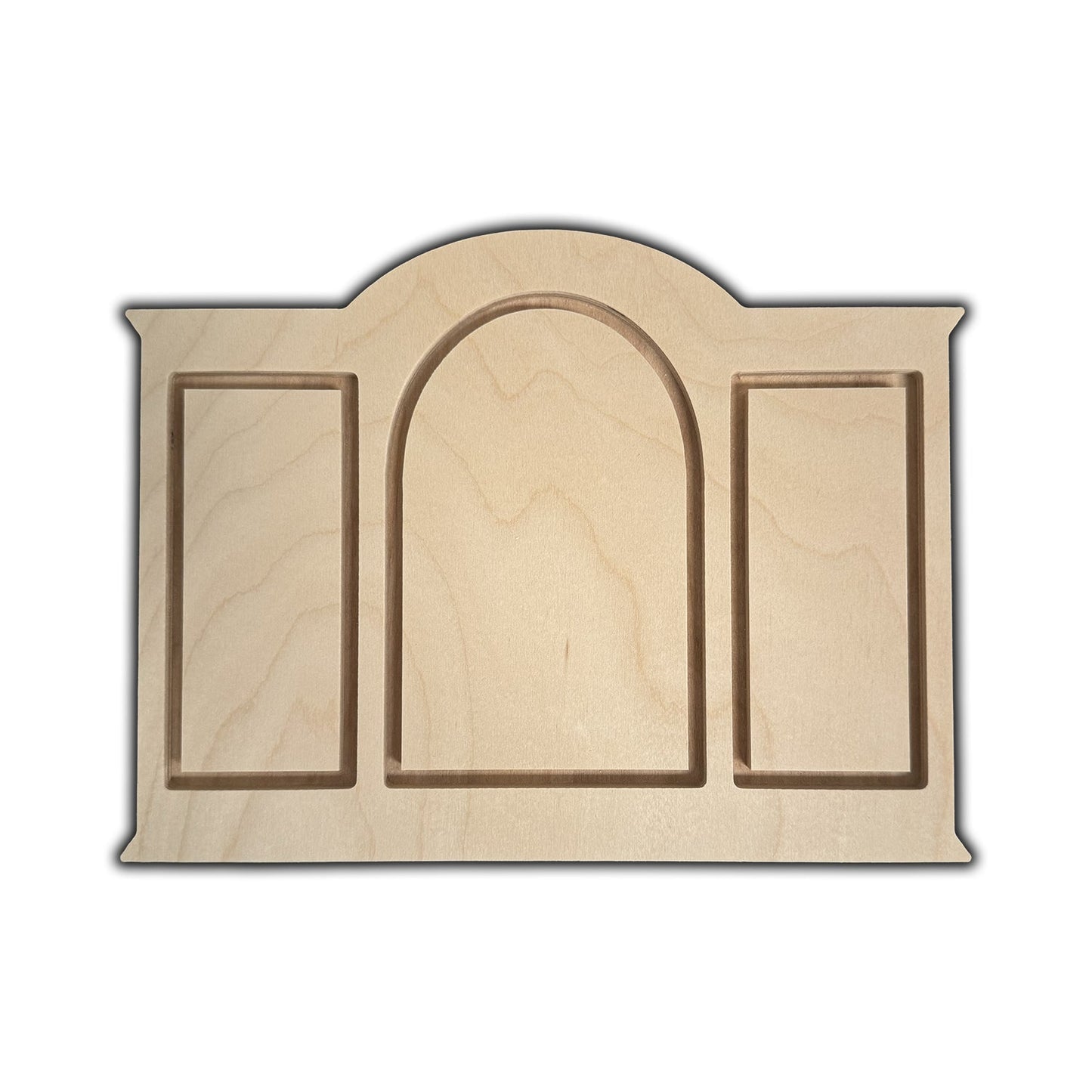 Trekell Palladian Triptych - Wooden Painting Canvas + Frame