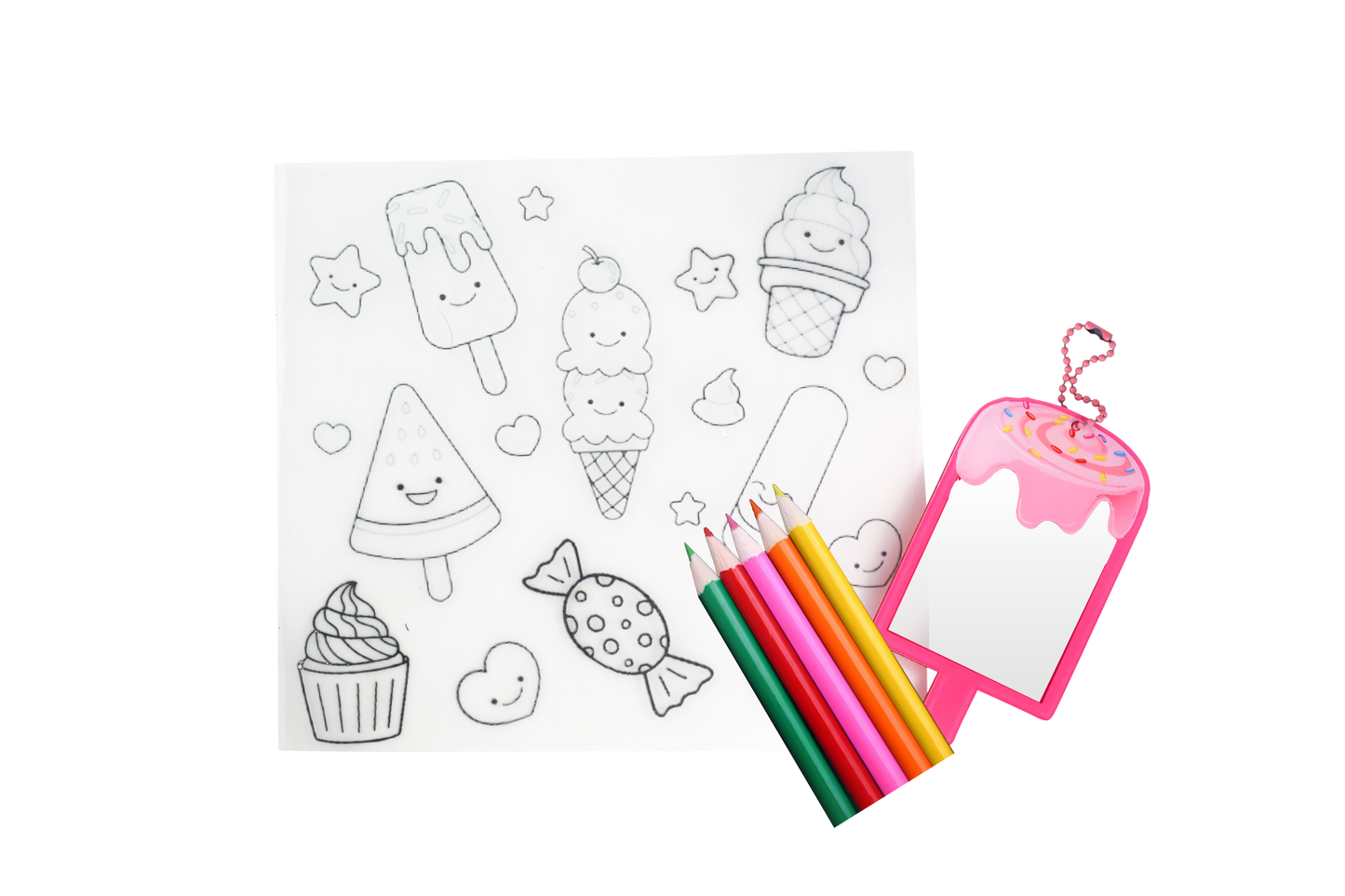 Shrinky Shaker Keychain