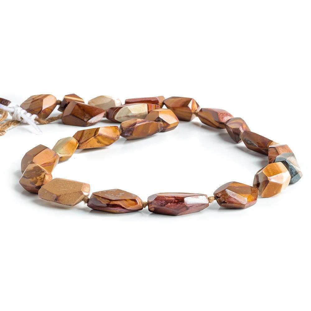 11x10-20x10mm Wonder Stone Jasper Faceted Nugget Beads 16 inch 19 pieces
