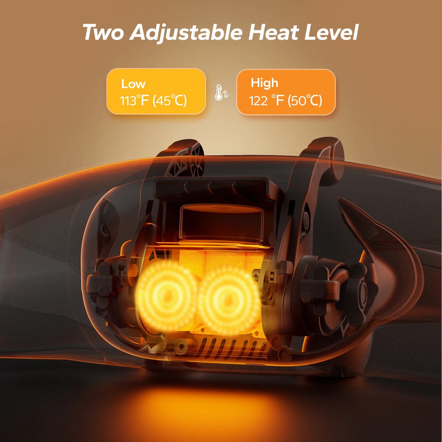 Cordless Neck Massager for Pain Relief Deep Tissue Shiatsu Neck Shoulder Massager with Heat Back Massager for Home Office