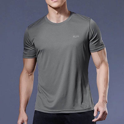 Men's Quick Dry Sports T-Shirts - Compression Running & Soccer Jerseys for Gym Fitness