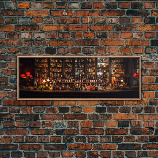 Bar Cart Decor, Framed Wall Art, Vintage Liquor Cabinet Photography Print, Bar Decor, Home Bar Decor, Western Art, Modern Bar Decor