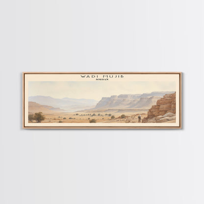 Wadi Mujib Wall Art Travel Poster Print, Gift For Travel Lover, Vacation Gift, COUNTRY Wall Art, Home Decor, Original Art