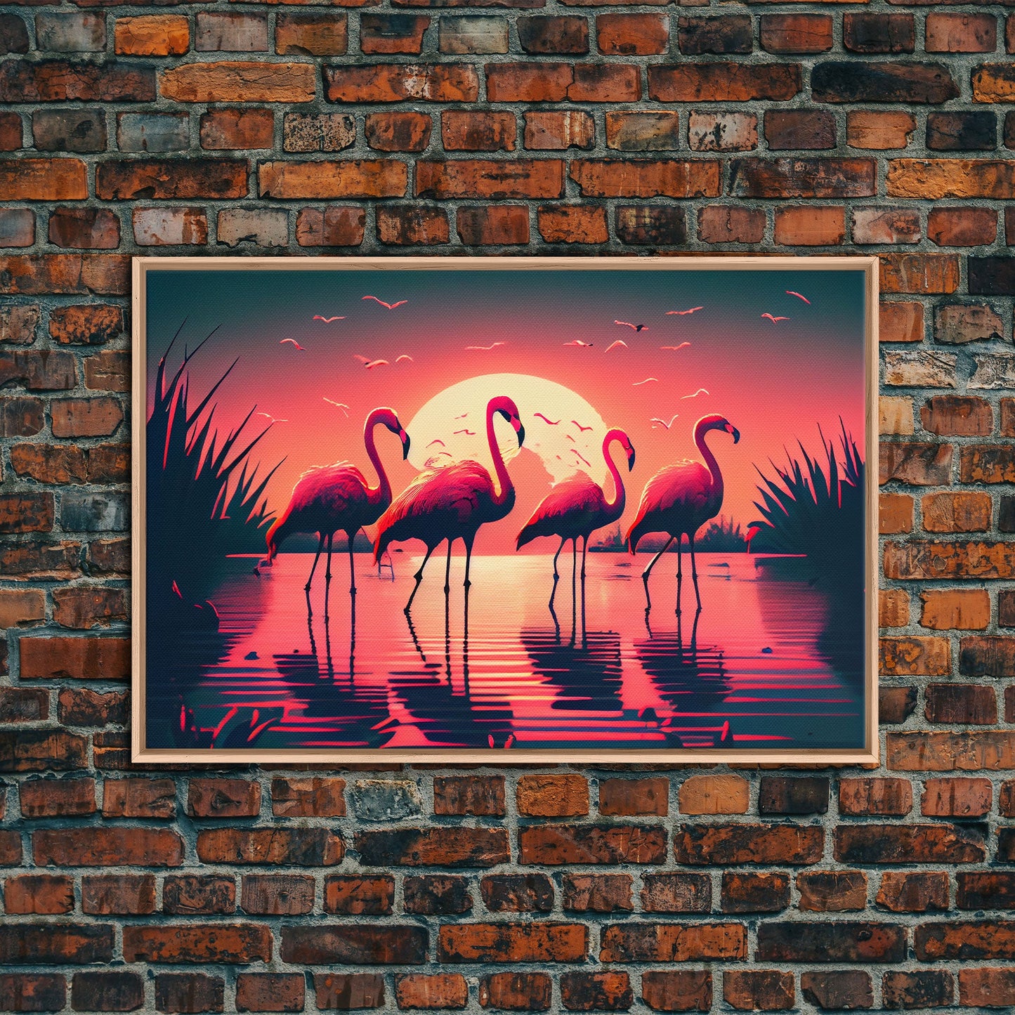 Cute Lil Boo In The Forest, Cute Halloween Wall Decor, Framed Canvas Print