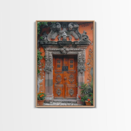 Change23 Colorful Indian Architecture Canvas Print, Traditional Art if India, Photography Print, Indian Wall Art, Living Room Decor