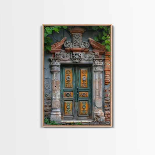 Change223 Colorful Indian Architecture Canvas Print, Traditional Art if India, Photography Print, Indian Wall Art, Living Room Decor