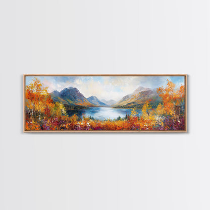 Modern Wall Art Print - Abstract Oil Painting Landscape Canvas Print - Extra Large Wall Art - Canvas Wall Art - Oversized Art