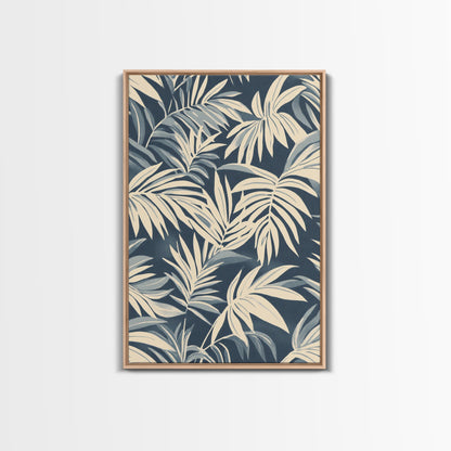 Floral / Botanical Print Wall Art Framed Canvas Print Midcentury Modern Wall Art Home Decor Boho Minimalist Ready To Hang Large Art