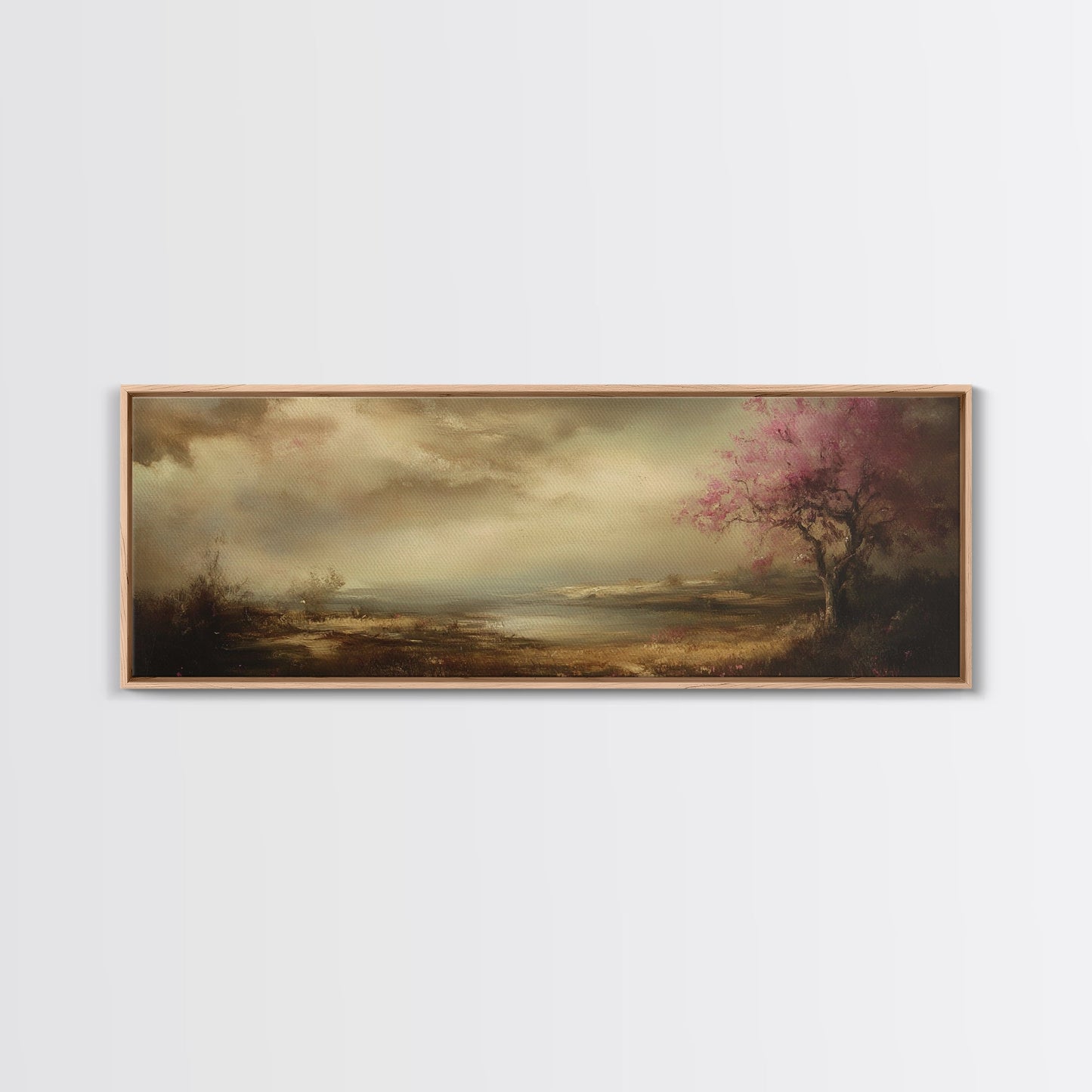 Moody Art Landscape Print, Dark Landscape Painting, Muted Art, Moody Home Decor, Moody Painting, Moody Landscape Wall Art Print