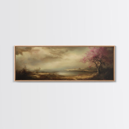 Moody Art Landscape Print, Dark Landscape Painting, Muted Art, Moody Home Decor, Moody Painting, Moody Landscape Wall Art Print