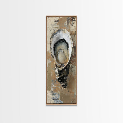 Koi Fish Framed Canvas Print Long Narrow Wall Art Zen Decor Coastal Decor Whimsical Art Tall Skinny Art for Bedroom Above Bed