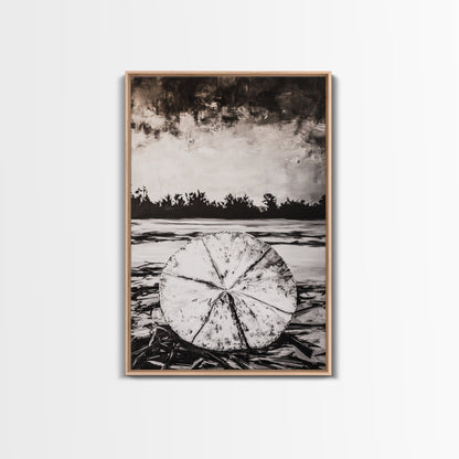 Lotus Reflection, Zen Wall Art, Black and White Nature Print, Minimalist Boho Decor, Meditative Aesthetic, Framed Canvas Print