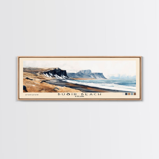Búðir Beach, Iceland Watercolor Beach Print, Vacation Gift, Iceland Wall Art, Beach Painting, Beach Decor, Beach Painting