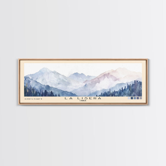 La Lisera, Chile Watercolor Print, Vacation Gift, Chile Wall Art, Beach Painting, Beach Decor, Beach Or Lakehouse Art