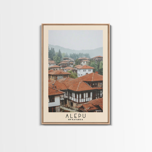 Alepu, Bulgaria Watercolor Print, Vacation Gift, Bulgaria Wall Art, Beach Painting, Beach Decor, Beach Or Lakehouse Art