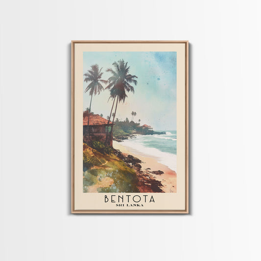 Bentota, Sri Lanka Watercolor Print, Vacation Gift, Sri Lanka Wall Art, Beach Painting, Beach Decor, Beach Or Lakehouse Art