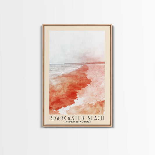 Brancaster Beach, United Kingdom Watercolor Print, Vacation Gift, United Kingdom Wall Art, Beach Painting, Beach Decor, Beach Or Lakehouse Art
