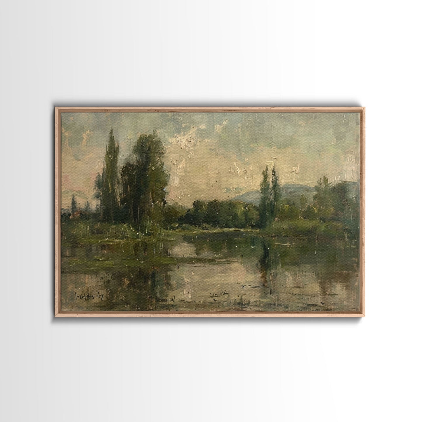 NuevArt Vintage Fine Art Landscape Art Print | Vintage Painting | Wall Art | Large Print | Landscape Painting | Fall Art Print