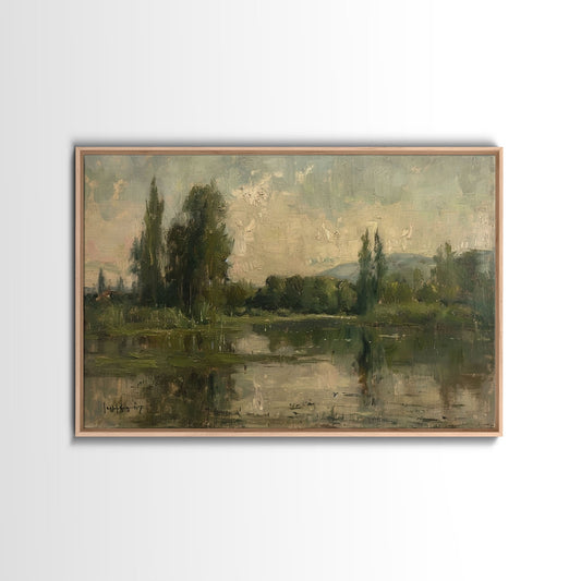 NuevArt Vintage Fine Art Landscape Art Print | Vintage Painting | Wall Art | Large Print | Landscape Painting | Fall Art Print