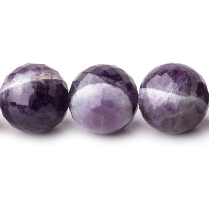 13.5-14.5mm Cape Amethyst Faceted Round Beads 8 inch 14 pieces