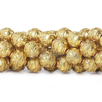 10mm 22kt Gold Plated Copper Bead Roval Simple Arch 8 inch 18 pieces