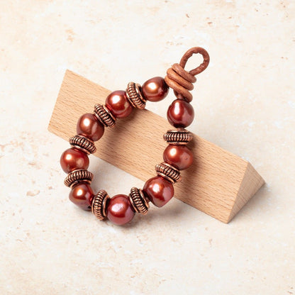 10mm Pinwheel Design Spacer Set of 10 Large Hole Beads