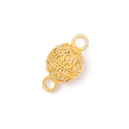 10mm Circle & Dot Design Magnetic Clasp 1 piece