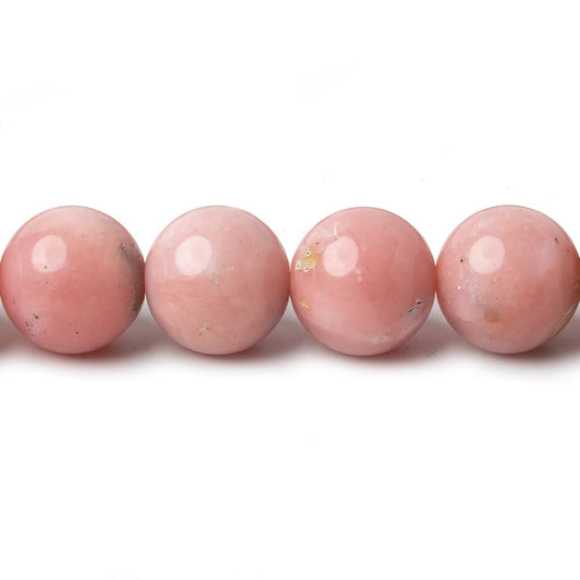 10mm Pink Peruvian Opal plain rounds 16 inch 41 beads AA