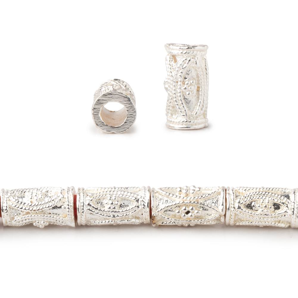 10x5mm Double Marquise Design Tube Beads 8 inch 20 pieces