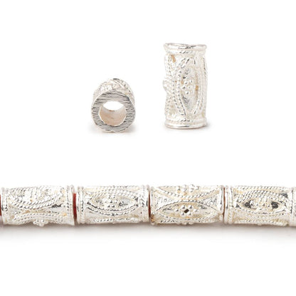 10x5mm Double Marquise Design Tube Beads 8 inch 20 pieces