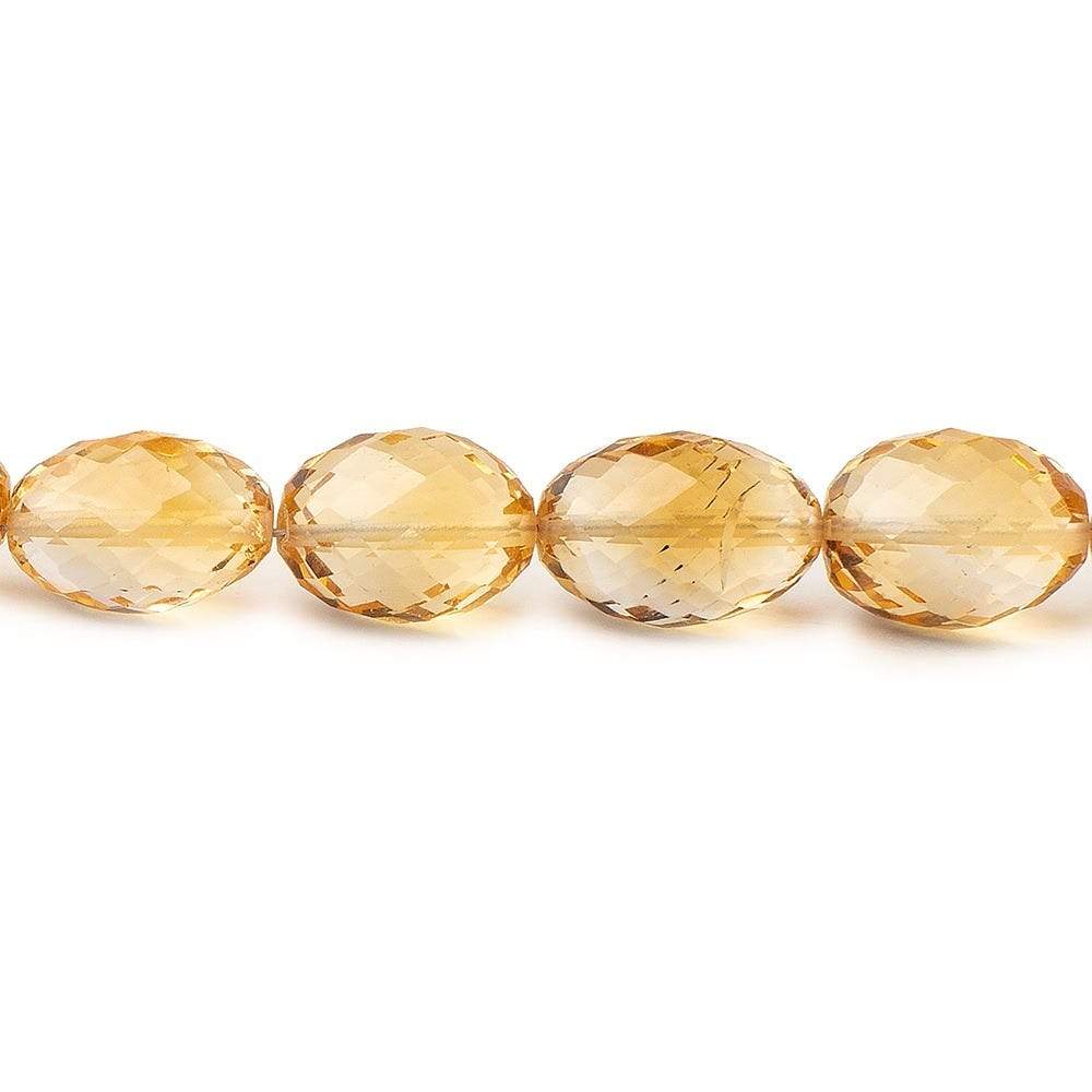 10x7-11x8mm Citrine Faceted Olive Beads 8.5 inch 20 pieces