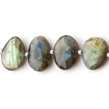 10x7-19x12mm Labradorite Faceted Nugget Beads 16 inch 37 pieces AA