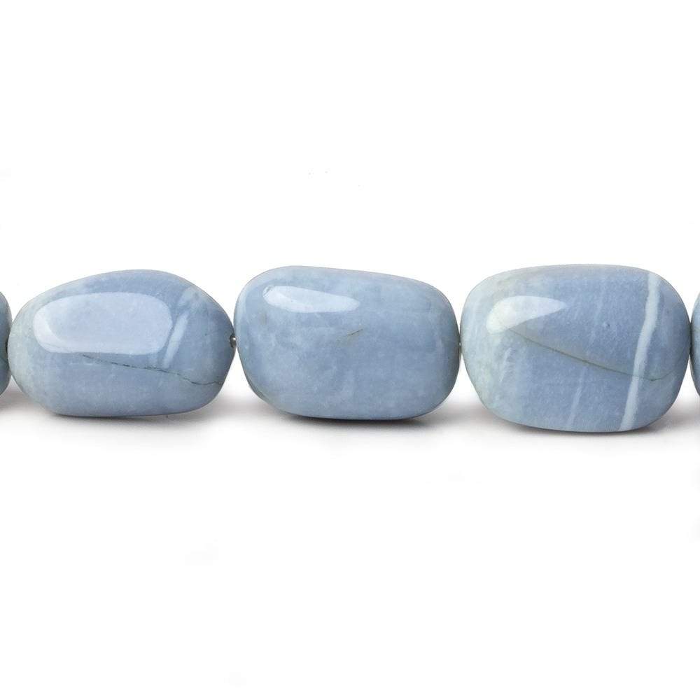 10x7-20x15mm Owyhee Denim Blue Opal plain nugget beads 14 inch 20 pcs AAA